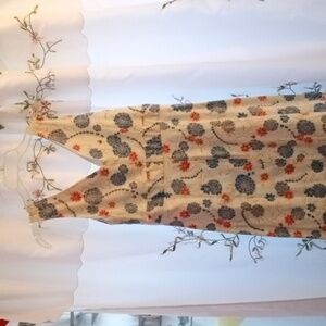 Jonathan Martin blue white floral cotton dress